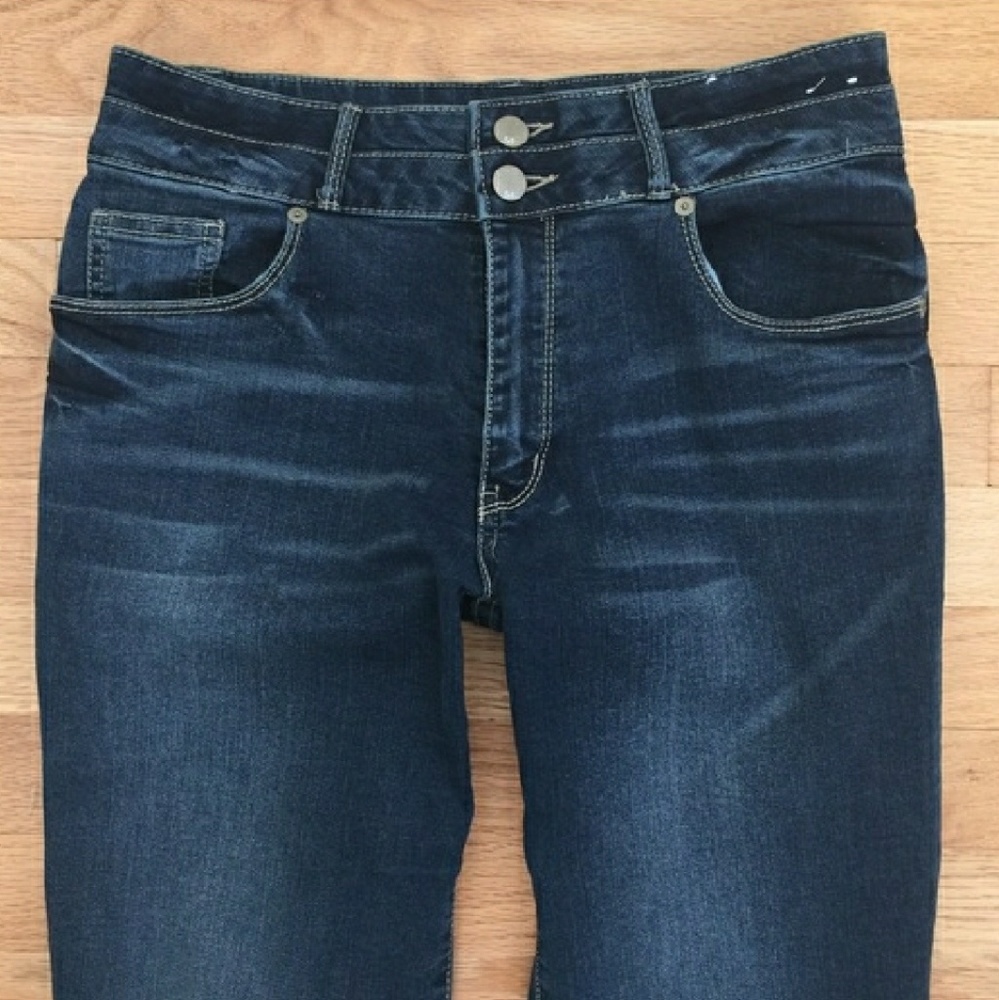 High rise skinny jeans